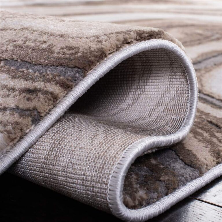 SAFAVIEH Craft Collection Area Rug - 9' x 12', Gold & Grey, Modern Abstract Design, Non-Shedding & Easy Care, Ideal for High Traffic Areas in Living Room, Bedroom (CFT819D) - Image 4