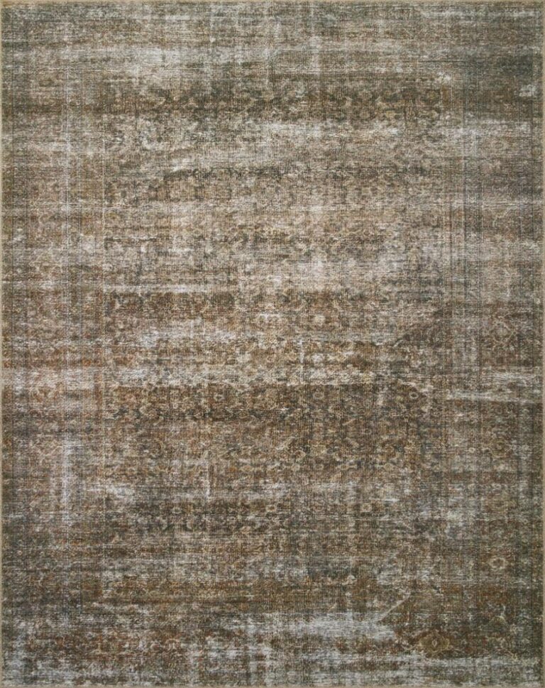 Loloi Amber Lewis Billie Collection, Tobacco & Rust 6'-0" x 9'-0" Area Rug – Antique & Distressed Accent Rugs for Living Room, Bedroom, Entryway & Hallway, No Shed High Traffic Area Home Decor Rug - Image 2