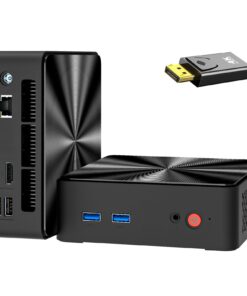 Mini PC, Intel Twin Lake N150 (Upgraded N100, up to 3.6GHz) 16GB DDR4 RAM 512GB M.2 SSD, Mini Desktop Computers Windows 11, 4K Dual Display/USB3.2/WiFi 5/RJ45/BT 5.1/Micro PC for Home Office Business