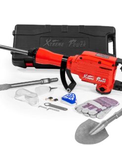 XtremepowerUS 2200W Electric Demolition Jack Hammer Concrete Breaker Punch Drill Chisel & Shovel Digging Bits w/Case