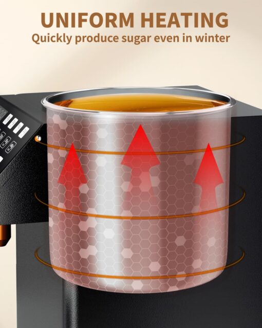 WantJoin Automatic Fructose Dispenser for Commercial, Stainless Steel Syrup Dispenser for Bubble Tea Equipment, Fructose Quantitative Machine with Measuring Cup, 8.45QT, Black - Image 6
