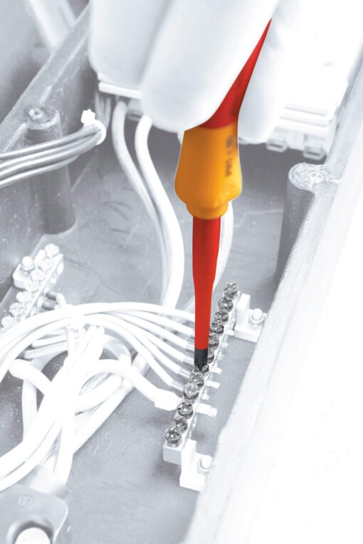Wiha Insulated Industrial Pliers, Cutters and Interchangeable Screwdriver Set Bundle (4 Pieces) - Image 3