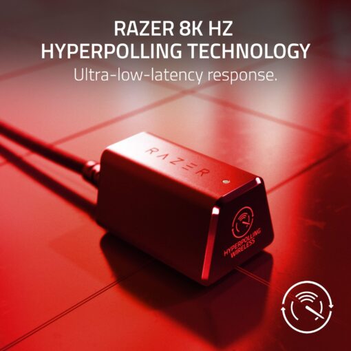 Razer Viper V3 Pro Wireless Esports Gaming Mouse: Symmetrical - 54g Lightweight - 8K Polling - 35K DPI Optical Sensor - Gen3 Optical Switches - 8 Programmable Controls - 95 Hr Battery - Faker Edition - Image 6