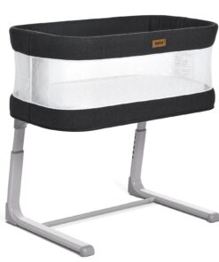 GAIVE Electric Bassinet Baby Bassinets Bedside Sleeper, Auto Rocking Bassinet with Comfy Mattress for Newborn, Portable Bassinets Crib for Infant, Adjustable Height, Breathable Mesh
