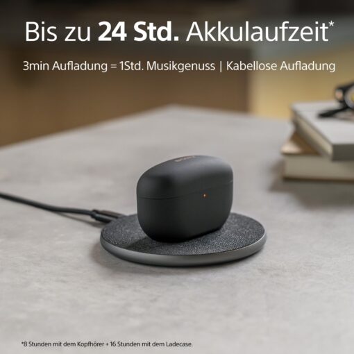 Sony WF-1000XM5 - The Best True Wireless Noise-Canceling Earbuds with Alexa Built-in, Bluetooth, in-Ear Headphones, Up to 24 Hours Battery, Quick Charge, IPX4 Rating, Works with iOS & Android - Black - Image 16