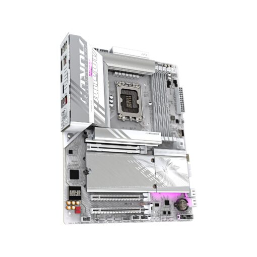 GIGABYTE Z890 AORUS Elite WIFI7 ICE Intel Core Ultra (Series 2) LGA 1851 Motherboard, ATX, DDR5, 3X M.2, PCIe 5.0, Thunderbolt 4, WIFI7, 2.5GbE LAN, EZ-Latch - Image 4