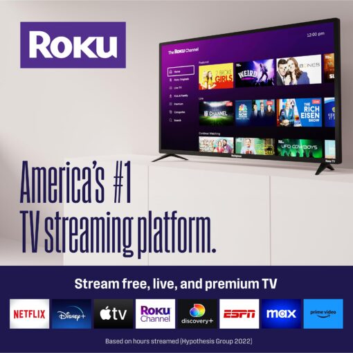 Westinghouse Roku TV - 42 Inch Smart Television, 1080P LED Full HD with Wi-Fi Connectivity and Mobile App, Flat Screen Compatible with Apple Home Kit, Alexa and Google Assistant - Image 7