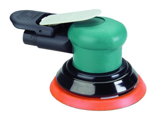 Dynabrade (59020) Dynorbital-Spirit 5" (127 mm) Diameter Random Orbital Sander, Non-Vacuum | 3/16" (5 mm) Diameter Orbit | 12000 RPM Pneumatic Motor - Image 2