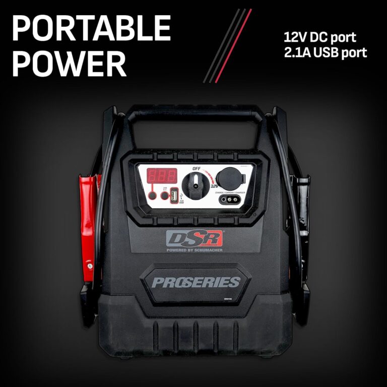 Schumacher Electric DSR157 - ProSeries Jump Starter - 12V 2000 Peak Amps Portable Car Jump Starter & Maintainer - Jumper Cables with Battery Pack - 400 Cranking Amps - Image 6