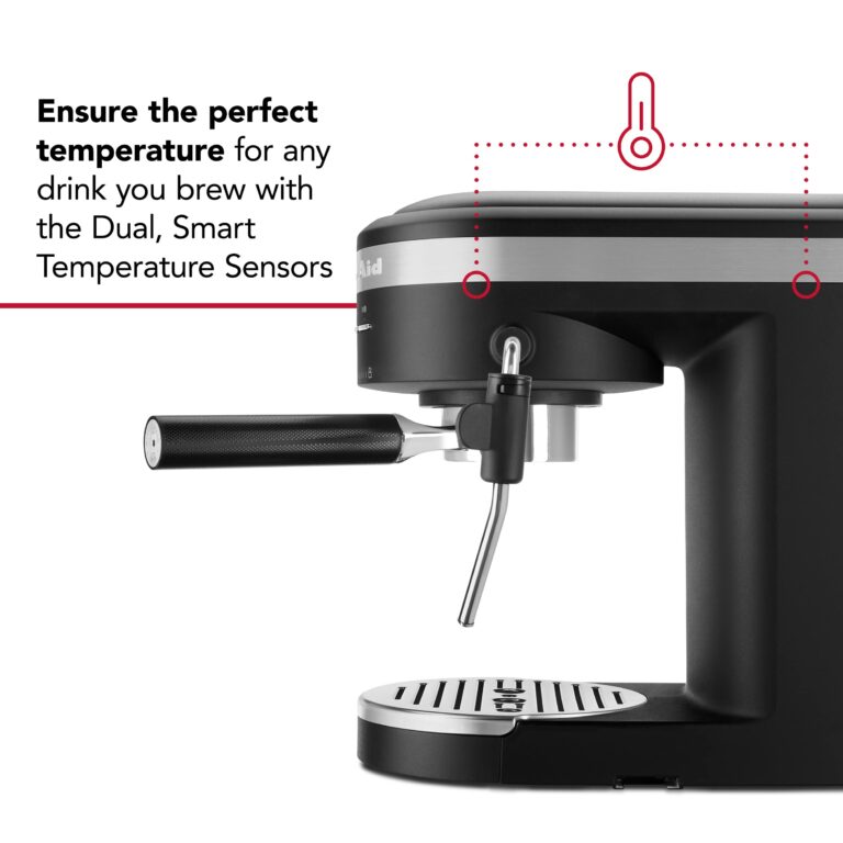 KitchenAid Semi-Automatic Espresso Machine KES6403, Black Matte, 1.4 Liters - Image 8