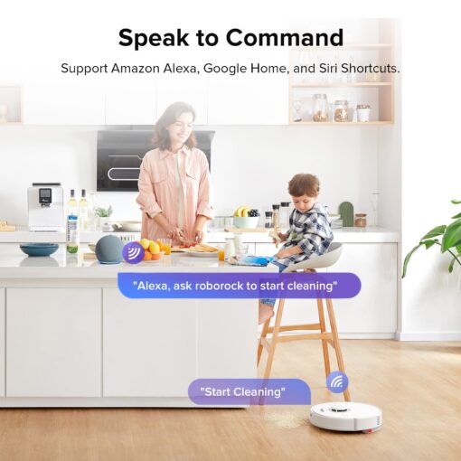 roborock Q7 Max Robot Vacuum and Mop Combo, 30-Level Water Flow Control, 4200Pa Suction, PreciSense LiDAR Navigation, No-Go Zone, No-Mop Zone, App & Voice Control, Ideal for Pet Hair - Image 2