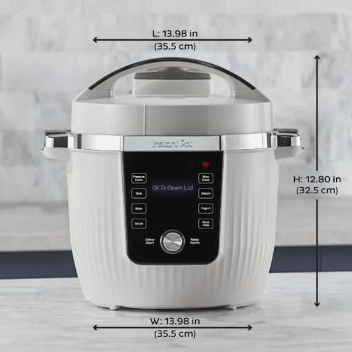 Instant Pot PRO Max Wi-Fi Smart 10-in-1 Pressure Cooker, Steamer, Saute, Warmer, Rice Cooker, Yogurt Maker, Sous Vide, Baker, NutriBoost - Includes App with 2000+ Recipes - 6 Quart - Image 2