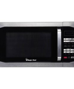Magic Chef Countertop Microwave Oven, Small and Compact, 1100 Watt, 1.6 Cu Ft, Steel