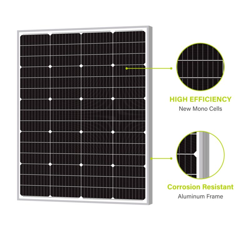 Newpowa 9BB 120W Solar Panel - High-Efficiency Monocrystalline PV Module for 24V Off Grid System, RV, Boat, Camper, Trailer, Gate Opener - Image 7