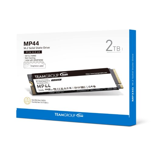 TEAMGROUP MP44 2TB SLC Cache Gen 4x4 M.2 2280 PCIe 4.0 w/ NVMe Laptop & Desktop & NUC & NAS SSD Read/Write Speed Up to 7400 / 6400MB/s TM8FPW002T0C101 - Image 2