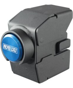 Proven Industries Model 2178-U Boat and Trailer Lock, Fits 2-Inch UFP Trailer Couplers, Secures Safety Chains, Made in The USA, (Blue)