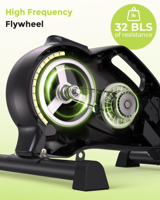 YOSUDA Under Desk Bike Pedal Exerciser - Magnetic Mini Exercise Bike for Arm/Leg Exercise, Desk Pedal Bike for Home/Office Workout (Under Desk Bike Pro Green) - Image 5