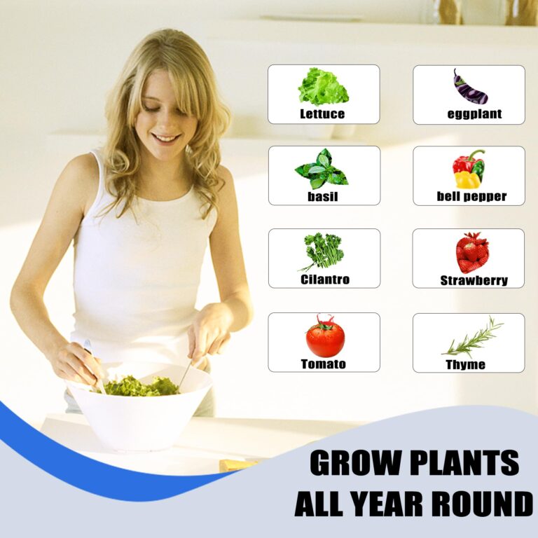 Sjzx Hydroponics Growing System Kit with Grow Lights |25-Plant Hydroponic Tower | Home Indoor Gardening Herbs, Fruits and Vegetables | Indoor Hydroponics Tower System Kit - Image 2