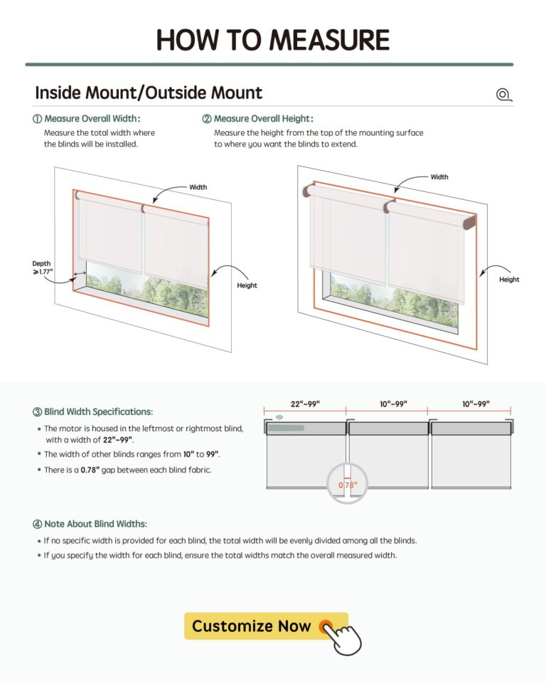 Yoolax Smart Coupled Roller Shades Compatible with Alexa Google, Motorized Blinds with Remote Blackout Coupled Roller Shades for X-Large Windows, Custom Size (XL Coupled-White) - Image 2
