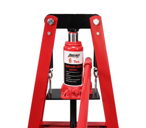 Dragway Tools 6-Ton Benchtop Hydraulic A-Frame Shop Press with Press Plates - Image 6