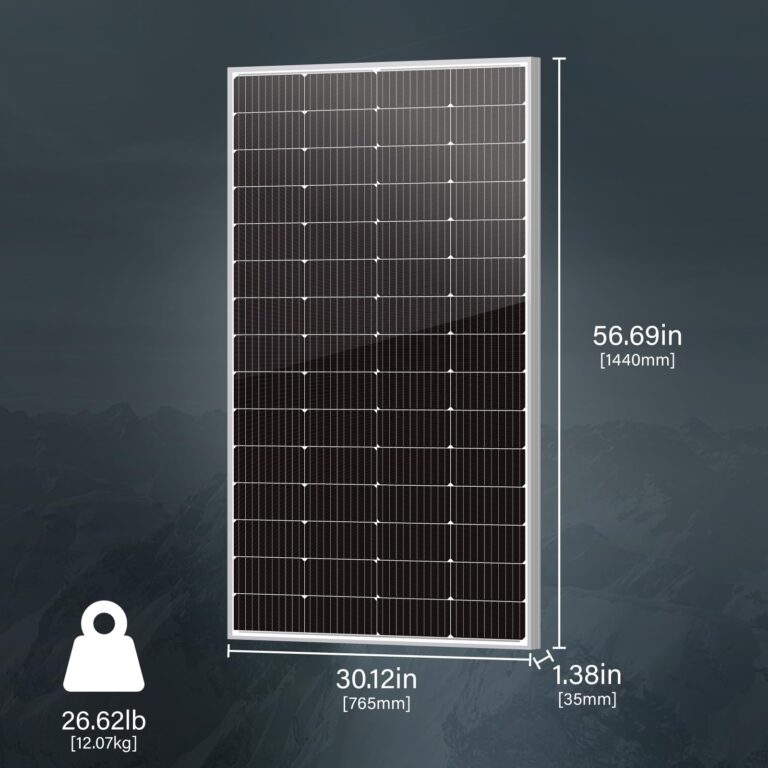 Newpowa 220W Monocrystalline Solar Panel 10BB Cell Solar Panel 220 Watt 12V High Efficiency Mono Module RV Marine Boat Off Grid - Image 5