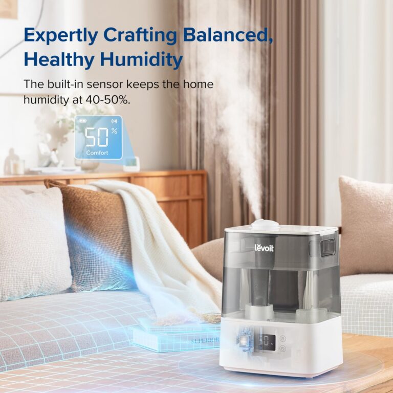 Avalon A3F Bottom Loading Water Cooler Dispenser with BioGuard & LEVOIT Humidifiers for Bedroom Large Room Home, (6L) Cool Mist Top Fill Essential Oil Diffuser - Image 3