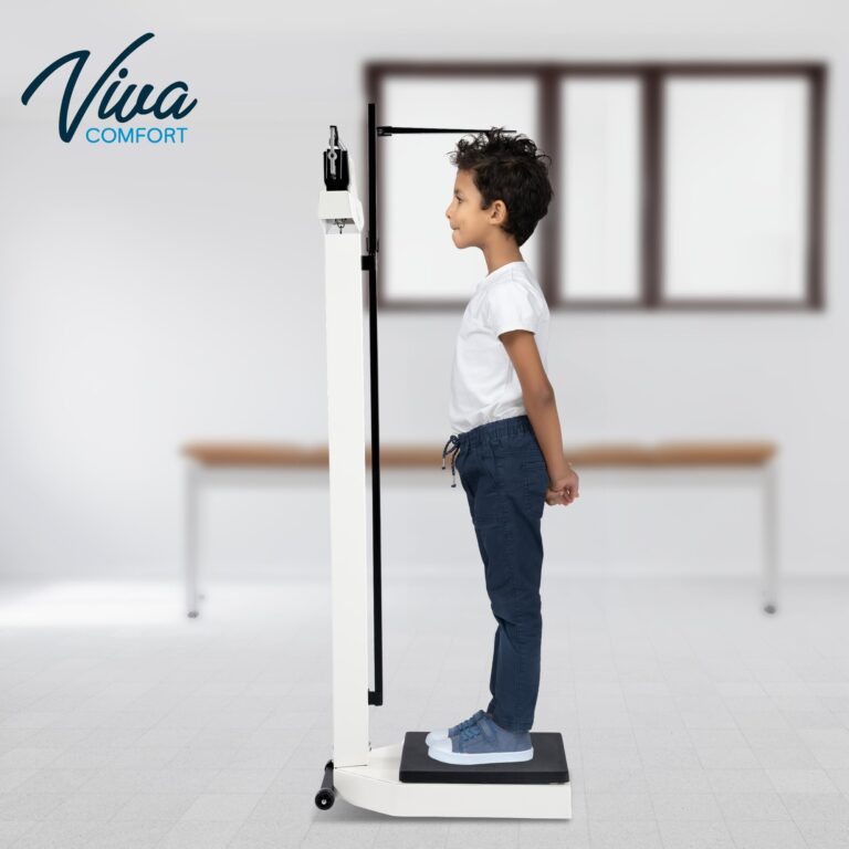 VivaComfort Medical Office Beam Scale, Analog Medical Grade Height and Weight Scale, Mechanical Bathroom and Gym Scale, Weight Capacity 440 lbs - Image 4