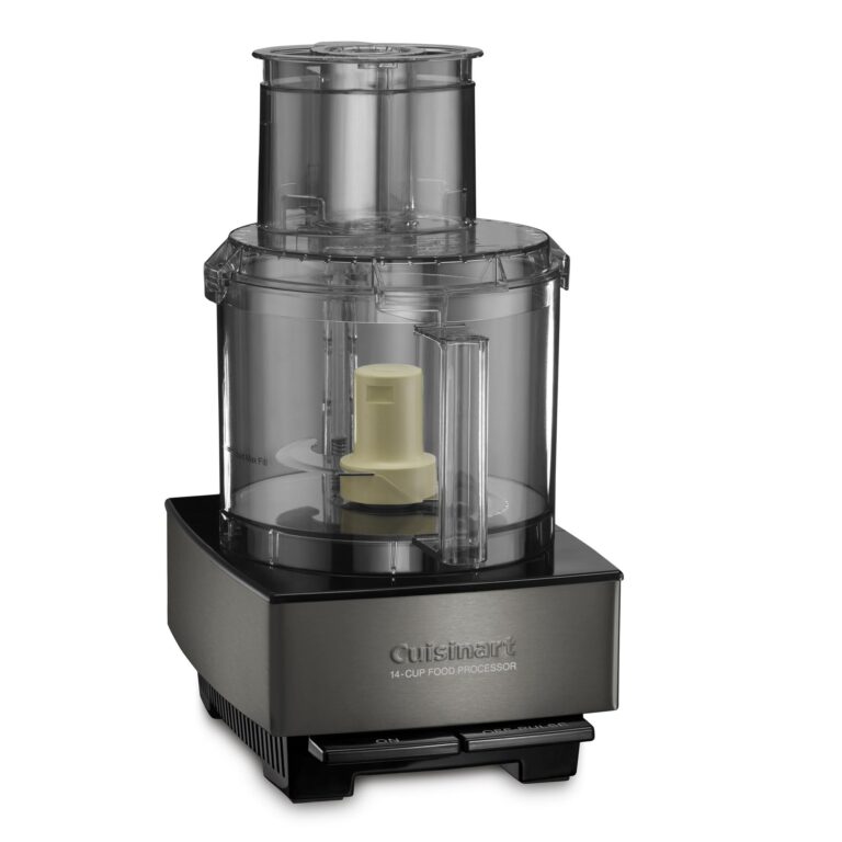 Cuisinart Food Processor 14-Cup Vegetable Chopper for Mincing, Dicing, Shredding, Puree & Kneading Dough, Black Stainless, DFP-14BKSY