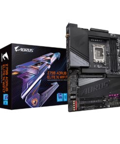 GIGABYTE Z790 AORUS Elite X WIFI7 (LGA 1700/ Intel/ Z790 X/ATX/ DDR5/ 4* M.2/ PCIe 5.0/ USB 3.2 Type-C/Wi-Fi 7/2.5GbE LAN/Q-Flash Plus/EZ-Latch Plus/Motherboard)