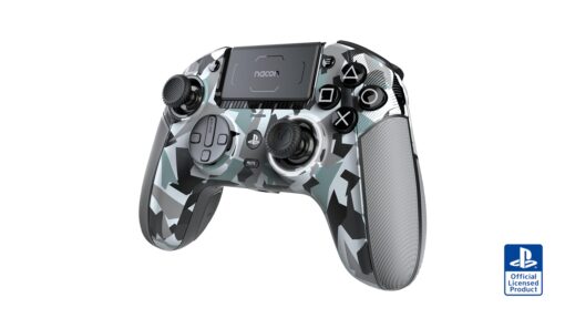 Nacon Revolution 5 Pro Officially Licensed PlayStation Wireless Gaming Controller for PS5 / PS4 / PC - Hall Effect, Trigger Stops, Mappable Buttons, Bluetooth Audio - Arctic Camo - Image 5