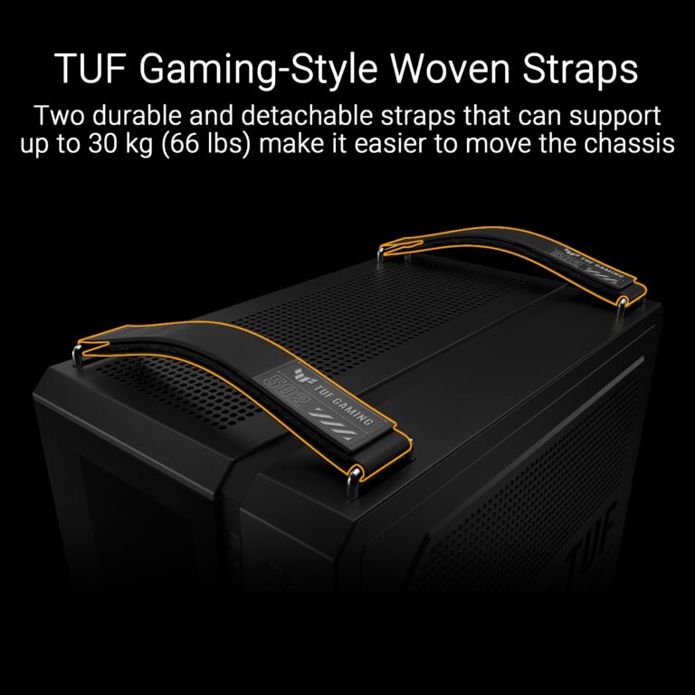 ASUS TUF Gaming GT502 Horizon ATX Mid-Tower Gaming Case (Boundless Panoramic Design, Dual-Chamber, Independent CPU and GPU Cooling Zones, Tool-Free Side Panels, USB 10 Gbps Type-C® Front Panel) - Image 12
