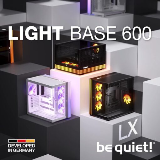 be quiet! Light Base 600 LX PC Case | Black | BGW67 - Image 2