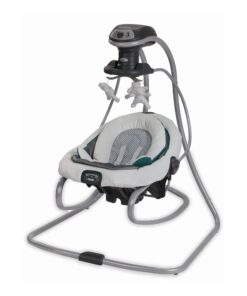 Graco DuetSoothe Swing and Rocker with Removable Swing Seat and 6 Swinging Speeds for Toddler Swing Seat and Swing Chair