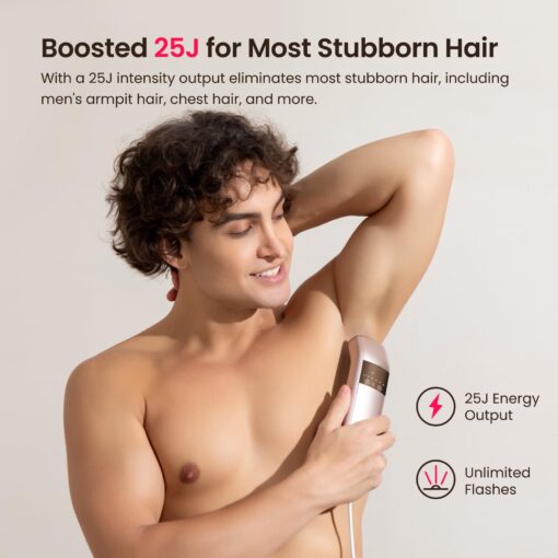 Professional IPL Laser Hair Removal, Super Fast TRIPLE-Pulse, 12 cm² Large Painless Sapphire 37 °F Ice-Cooling Contact, Permanent Hair Removal Device for Women and Men Home, Smart AI, Trinity iGlow 10 - Image 4