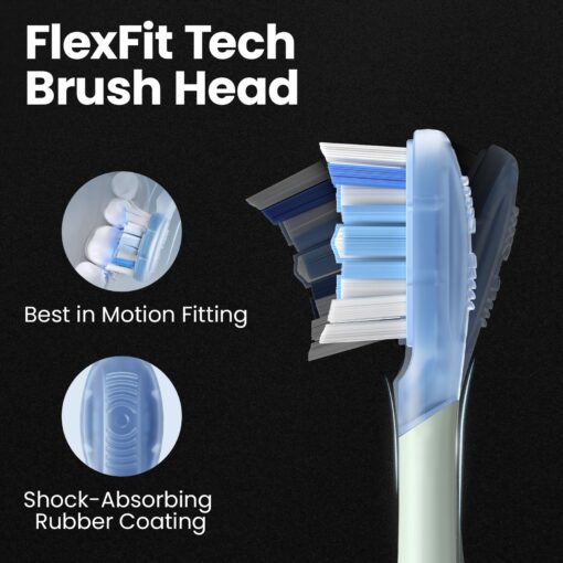 Oclean X Ultra S Electric Toothbrush with Screen Display, IPX7 Travel Toothbrush for Adults with 3 Brush Heads & Case, Smart Touchscreen - Image 5