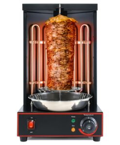 Electric Vertical Rotisserie Shawarma Broiler Kebab Grill Machine Rotating Grill With Temperature Chime,(Patented Product)
