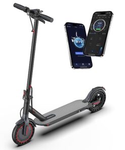 Electric Scooter, 8.5" /10“Tire, 16/19/22Mph Top Speed, 12/22/28 Miles Long Range, Folding Escooter for Adults and Teens with Dual Braking,Dual Suspension, App