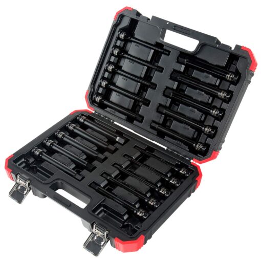 Sunex 2637L, ½" Drive, 6" Long Master Impact Hex Driver Set & Sunex 2637, 1/2" Drive Impact Hex Driver Set, 20Piece, SAE/Metric, 1/4" - 3/4", 6mm - 19mm, Meets ANSI Standards, - Image 7