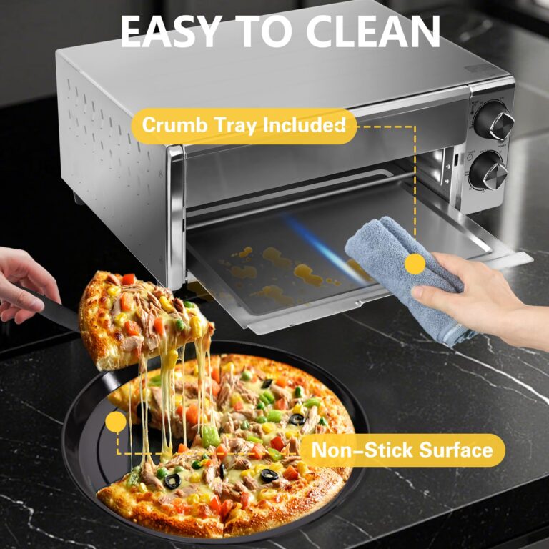 Hijolla Electric Pizza Oven Commercial Pizza Maker Countertop Pizza Machine 1200w With Timer, Stainless Steel Pizza Cooker,Indoor Countertop Pizza Oven For Home、Restaurant & Commercial Use - Image 5