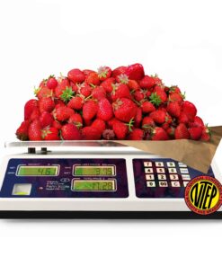 Penn Scale CM-101 NTEP Certified Scale for Digital Price Computing - 30lb Commercial Scale with 0.01lb Readability - Rechargeable Battery, Dual LCD Display & Removable Platter (COC #04-101A1)