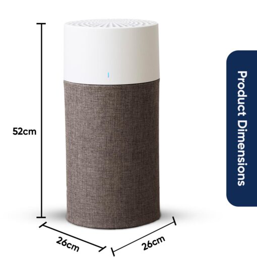 BLUEAIR Bedroom Air Purifier, Air Cleaner Dust Pet Dander Smoke Mold Pollen Bacteria Virus Allergen, Odor Removal, for Home Office Kitchen, Washable Pre Filter, HEPASilent, Medium Room, Blue 311 Auto - Image 2