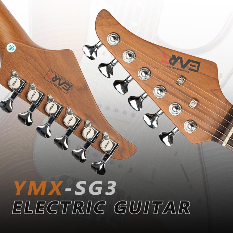 EART Electric Guitar SSS Single Coil Pickups Solid-Body,Stainless Steel Frets Right Handed-Rosewood Fingerboard-Virginia - Image 3