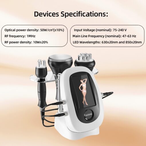 MZONG Non - Wireless RF Skin Rejuvenator - LED Light Combo for Face & Body Wrinkle Reduction - Image 5