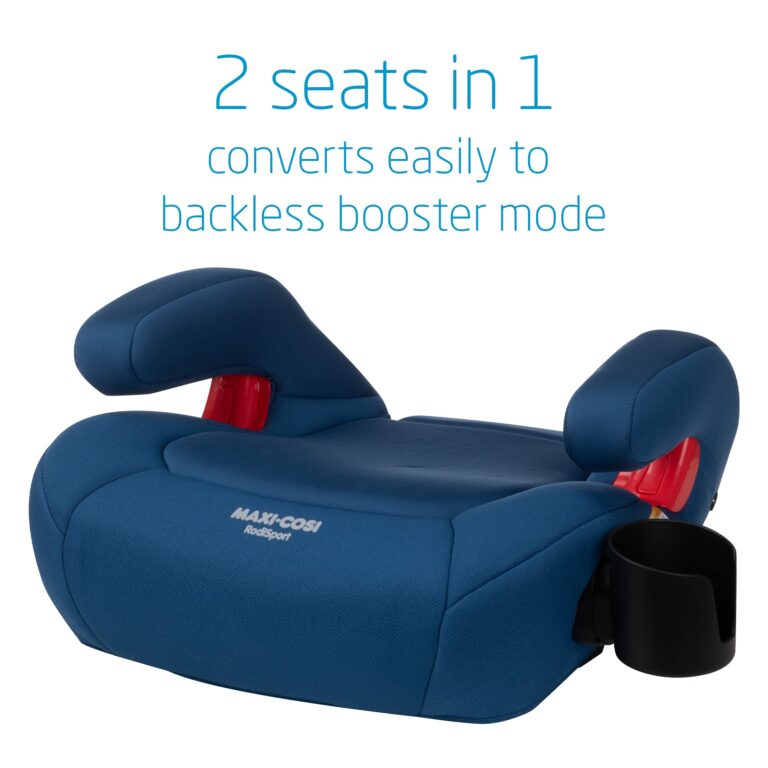 Maxi-Cosi High Back Booster Seats for Cars 40-100 lbs, Rodi Sport, Essential Blue - Image 13