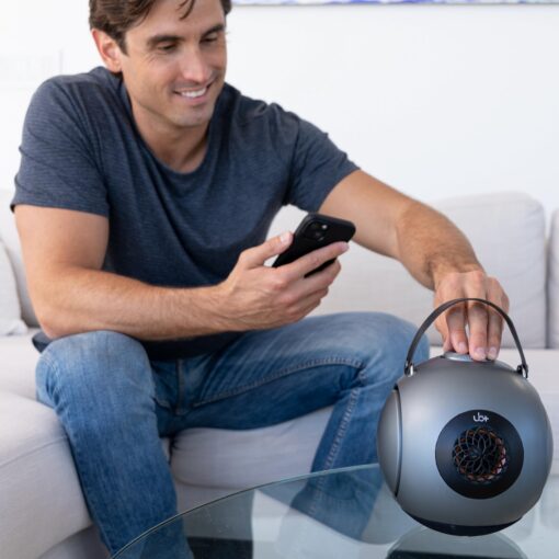 UB+ dB1 doubleBASS Waterproof Bluetooth Speaker White | 40W Hi-Fi Sound with Deep Bass, 20H Playtime, IPX5 & TWS Pairing (Satin Metallic Grey) - Image 8