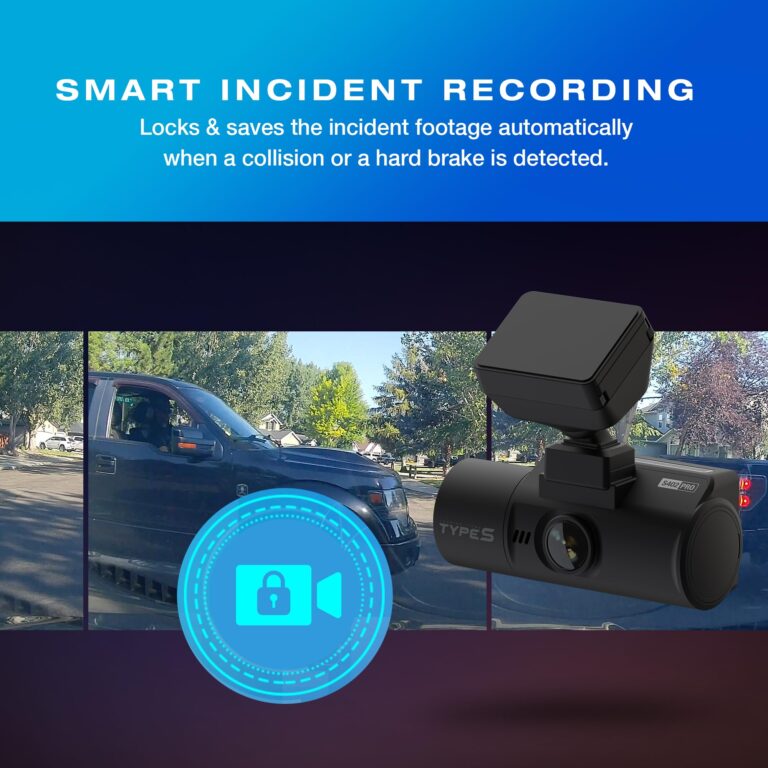 Type S S402 PRO 2-Channel Dash Cam with IR | 4K Front & 2K Cabin View | Optional 1080p Rear Camera | Enhanced Night Vision | Secure Mount | 24-Hr Surveillance | Wi-Fi & App Connectivity - Image 5