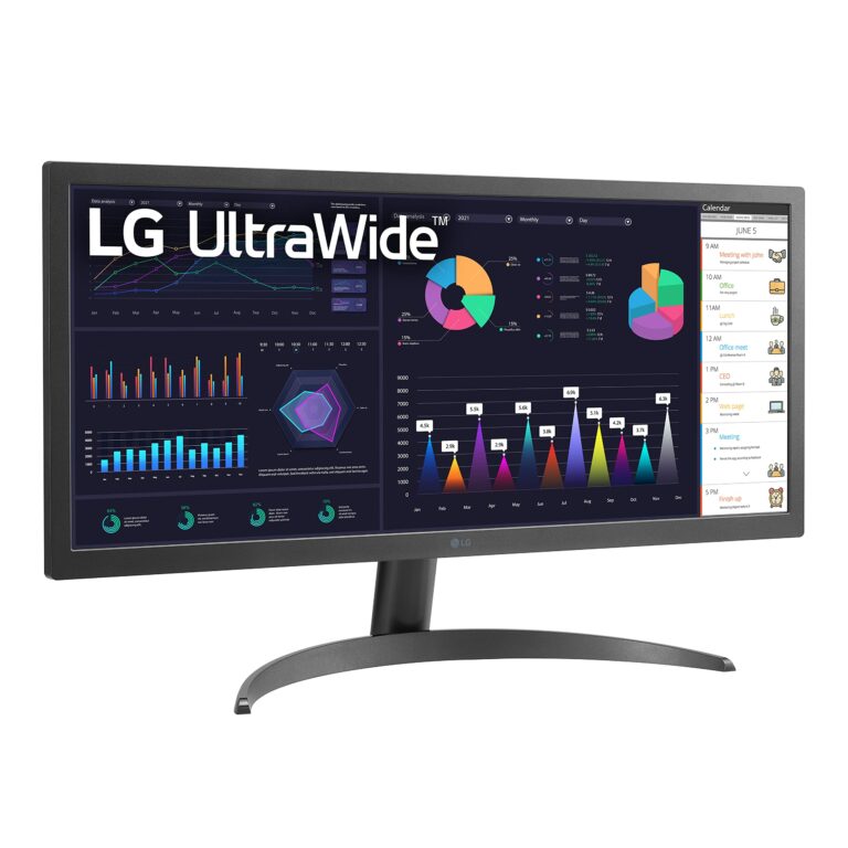 LG UltraWide FHD 26-Inch Computer Monitor 26WQ500-B, IPS with HDR 10 Compatibility and AMD FreeSync, Black - Image 7