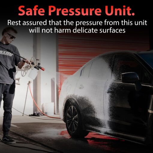 Adam's Polishes Compact Pressure Washer - Powerful, Lightweight, Portable Electric Pressure Washer Sprayer | Max 1500 PSI, 1.2 GPM | for Car Home Auto Patio RV Motorcycle & Garage - Image 2