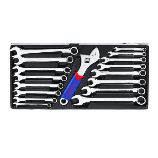 WORKPRO 408-Piece Mechanics Tool Set, General Household Home Repair Tool Kit with 3-Drawer Heavy Duty Metal Box, Hand Tool Kit Set 1 Pack - Image 8