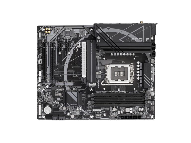 GIGABYTE Z790 Eagle AX LGA 1700 Intel Z790 ATX Motherboard with DDR5, M.2, PCIe 5.0, USB 3.2 Gen2X2 Type-C, Intel Wi-Fi 6E, 2.5GbE LAN, Q-Flash Plus, EZ-Latch - Image 4